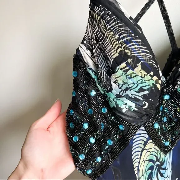 Dave & Johnny By Laura Ryner Silk Cut Out Gown Size 7/8 - Picture 9 of 10